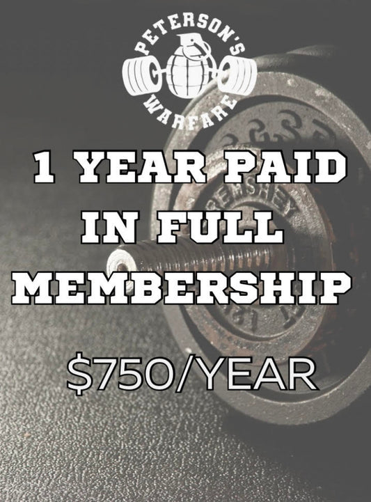 1 Year Paid in Full Membership