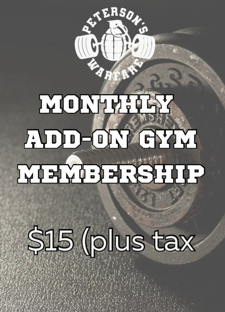 Add-On Gym Membership for Training Clients