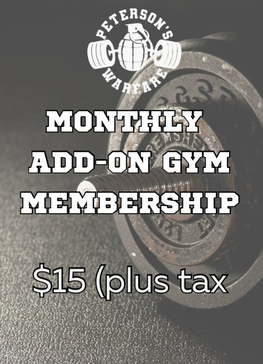 Add-On Gym Membership for Training Clients