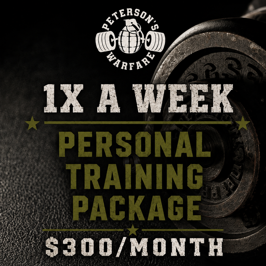 1x A Week Personal Training Package