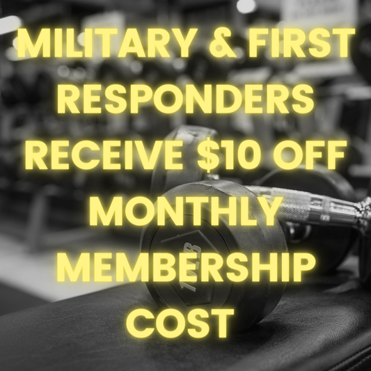 Military/First Responder Membership Discount Program